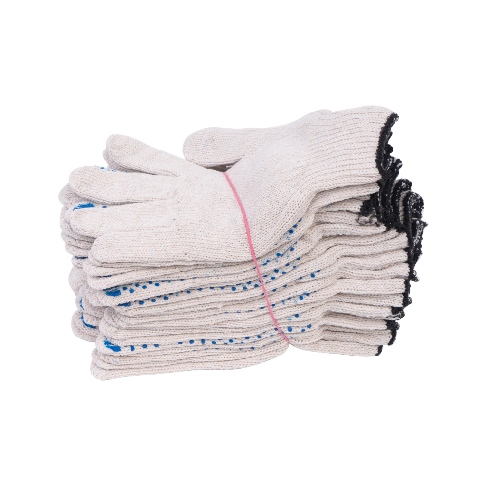 tdfort.ru_tel-8-812-6066060__10002_7 Перчатки х/б с ПВХ, 56гр, 7,5 класс, точка, арт. 0019Р, белые — изображение 8