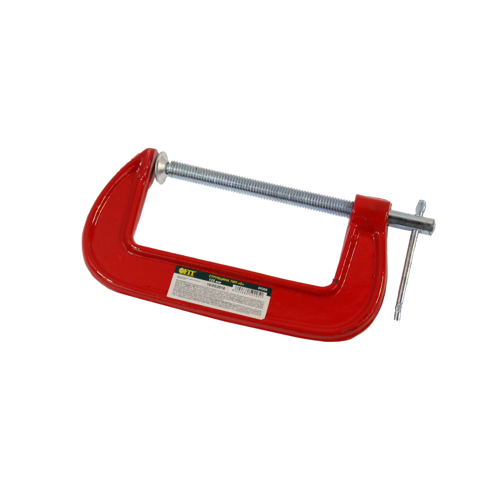 Струбцина тип G 125 мм 5", Fit 59205