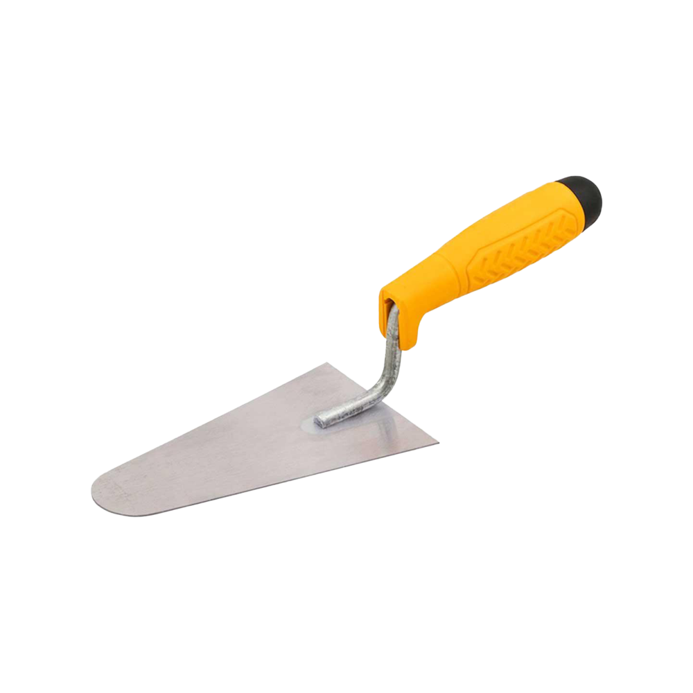 Кельма полукруглая 200 мм (нержавеющая сталь, пластиковая ручка), Biber 35460