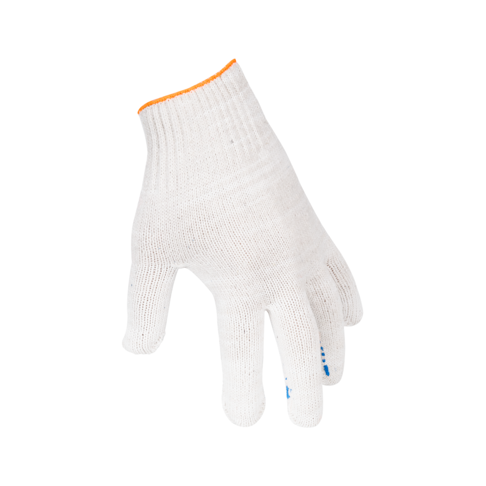 tdfort.ru_tel-8-812-6066060__12498_3 Перчатки х/б с ПВХ, 60гр, 10 класс, точка, арт. 12498, белые — изображение 4