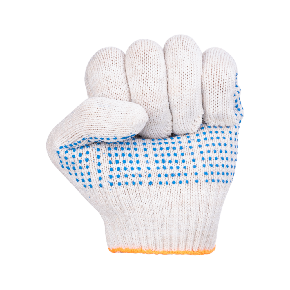 tdfort.ru_tel-8-812-6066060__12498_4 Перчатки х/б с ПВХ, 60гр, 10 класс, точка, арт. 12498, белые — изображение 5