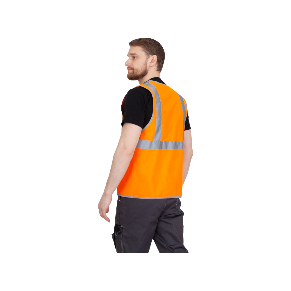 tdfort.ru_tel-8-812-6066060__12839_1 Жилет сигнальный СОП-3 оранжевый — изображение 2