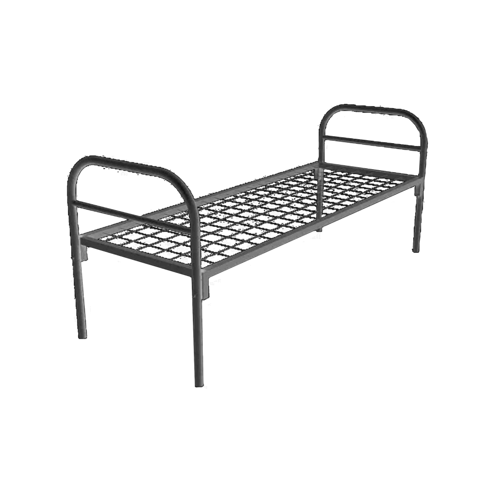 Кровать 1-ярусная металлическая, сварная сетка, 800 х 1900 мм