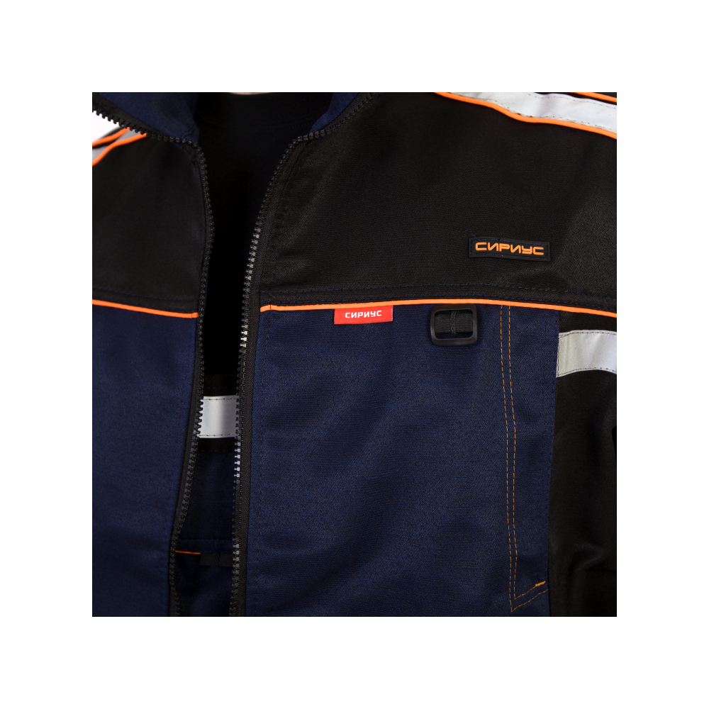 tdfort.ru_tel-8-812-6066060__5290_7 Костюм рабочий Практик-1, куртка+ полукомбинезон, темно-синий+черный — изображение 8