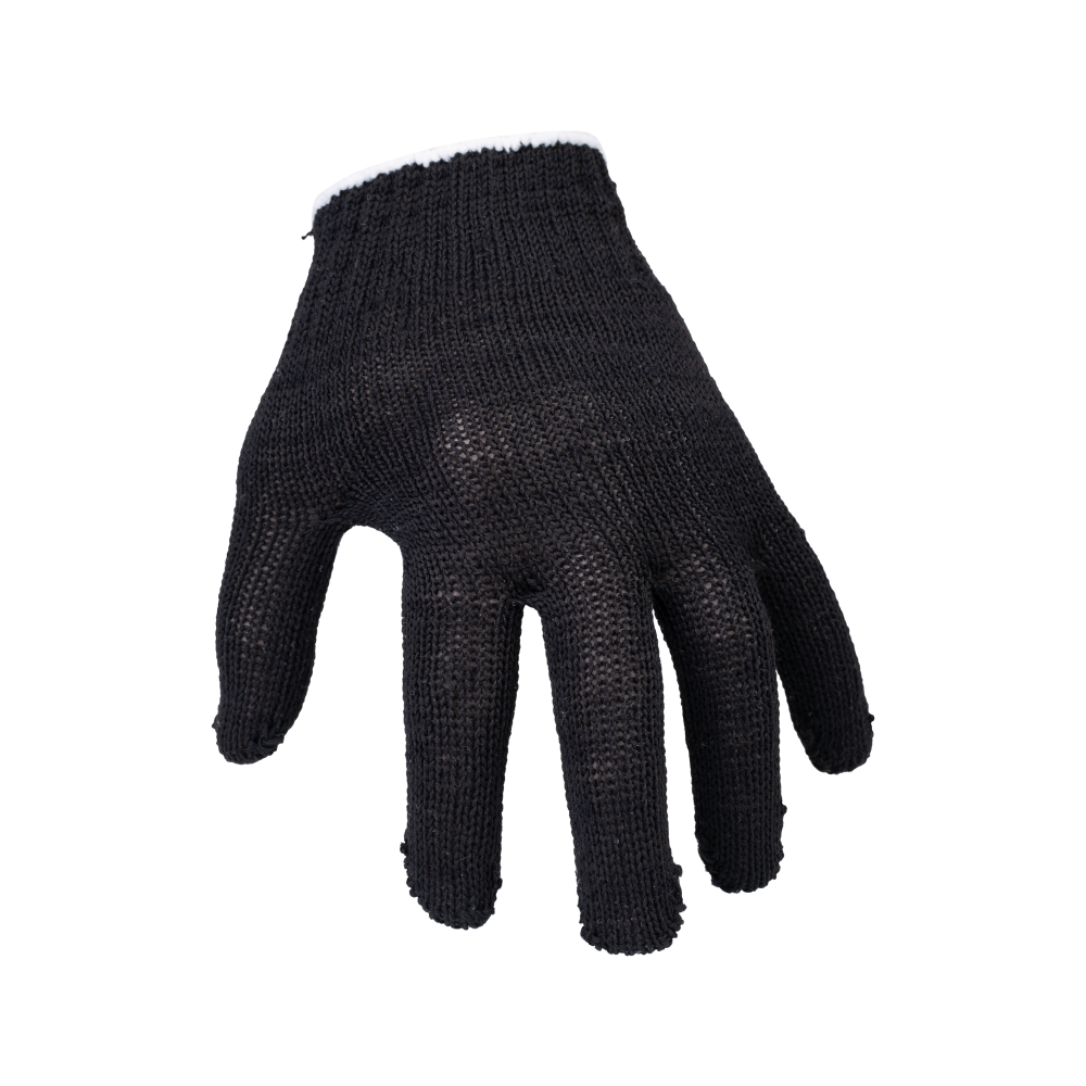 tdfort.ru_tel-8-812-6066060__5462_4 Перчатки х/б с ПВХ, 32гр, 10 класс, точка, арт. 0010Р, черные — изображение 5