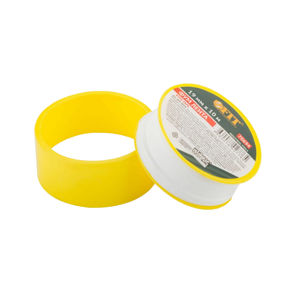 Лента ФУМ 19 мм x 10 м x 0,075 мм, Fit 70694