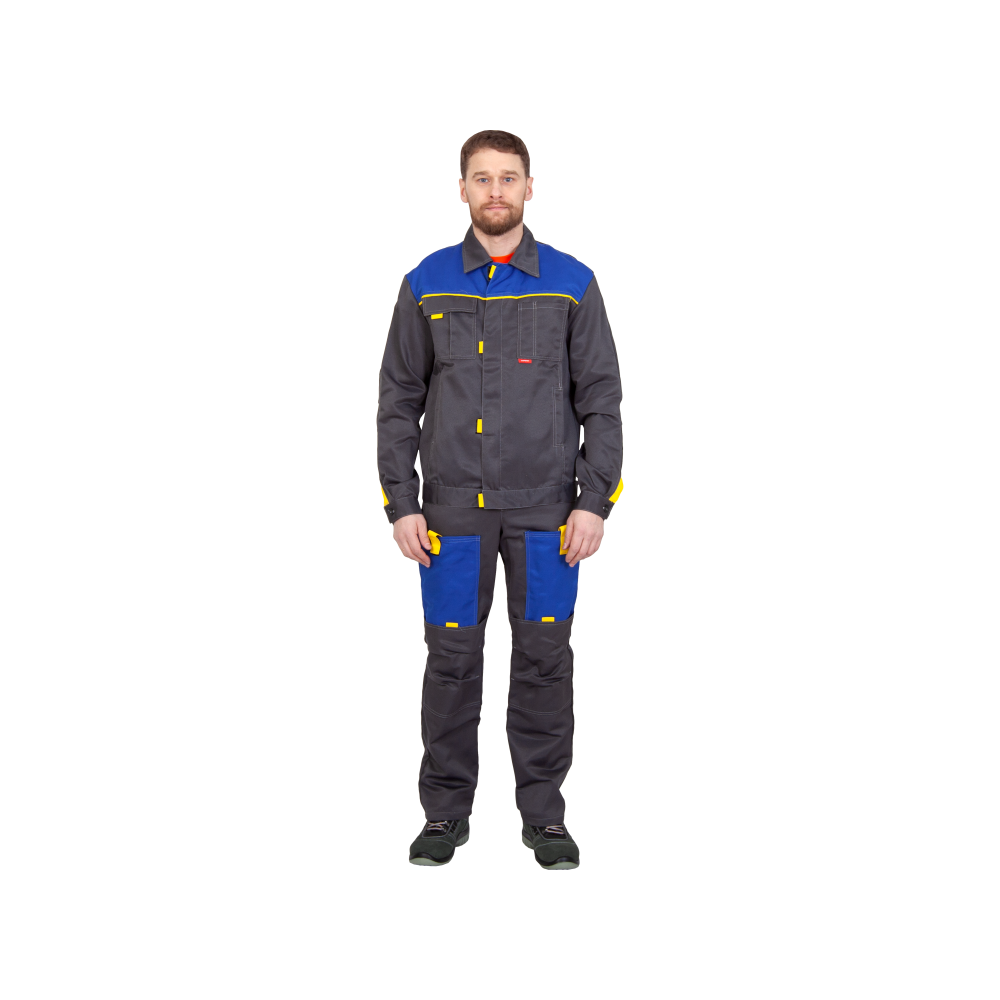tdfort.ru_tel-8-812-6066060__8317_6 Костюм рабочий Фаворит, куртка+полукомбинезон, темно-серый+василек — изображение 7